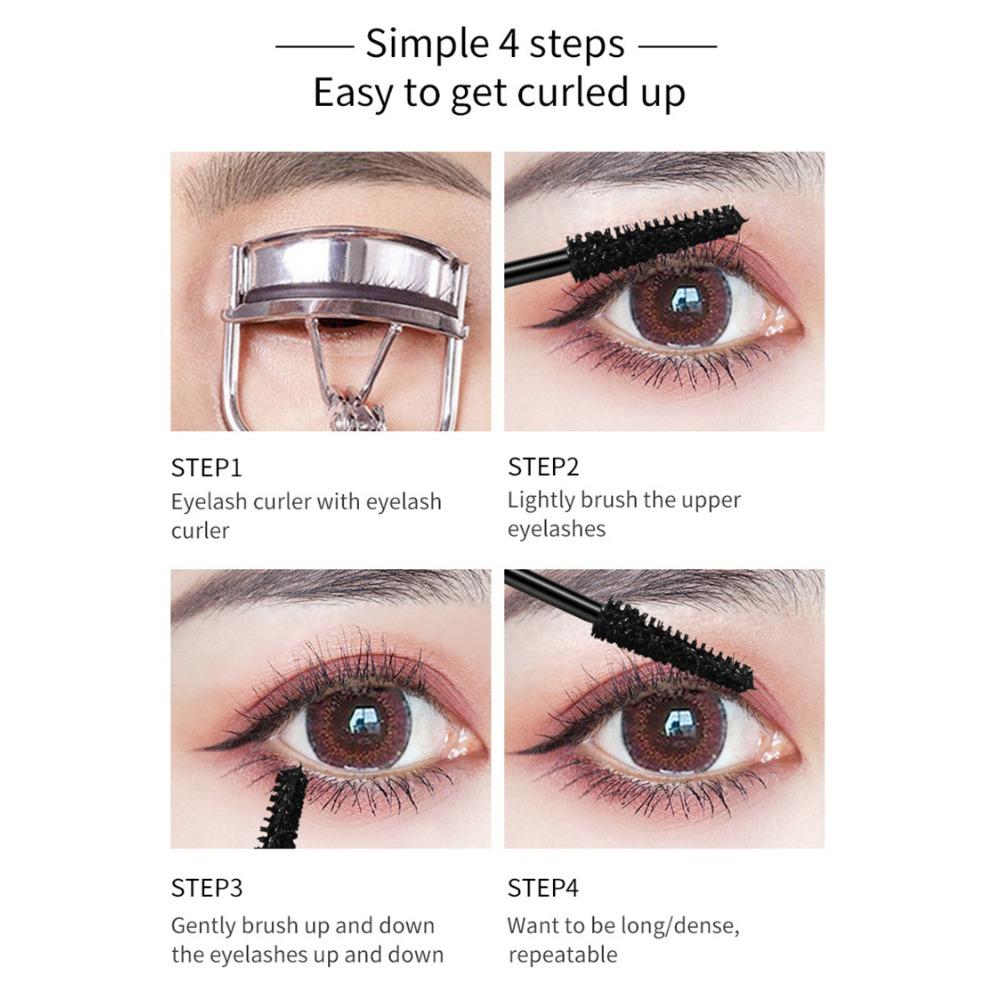 VIBELY Starry Sky 4D Mascara Waterproof Thick and Long Curl Long Curls, Waterproof and Not Faint Mascara