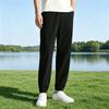 Skechers Carbon Black High Elastic Breathable Comfortable Tapered Fashion Lightweight Casual Knitted Sports Pants Men bottoms X226M032
