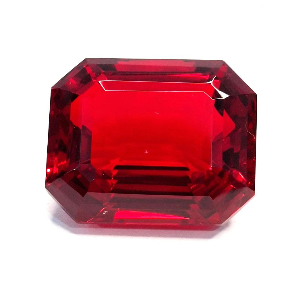 98-100 Ct Natural Red Topaz Emerald Cut Beautiful Certified Loose Gemstone