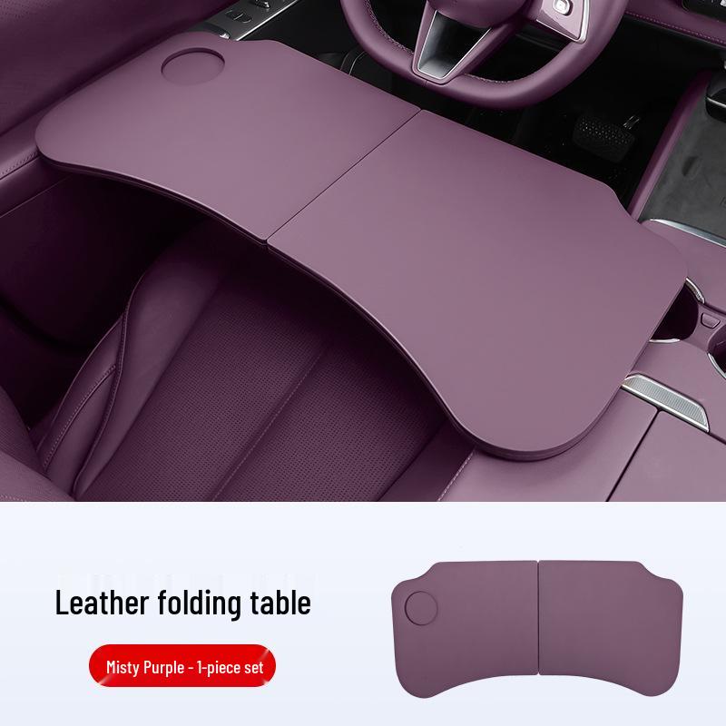Multi-Functional Car Table: Folding Laptop Stand & In-Car Dining Desk with Cup Holder