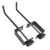 Clamp On Metal Paper Roll Holder for Table Edge Use, Black Desk Rack for Wrapping Paper, Kraft Rolls, Studio Tables and Craft Work