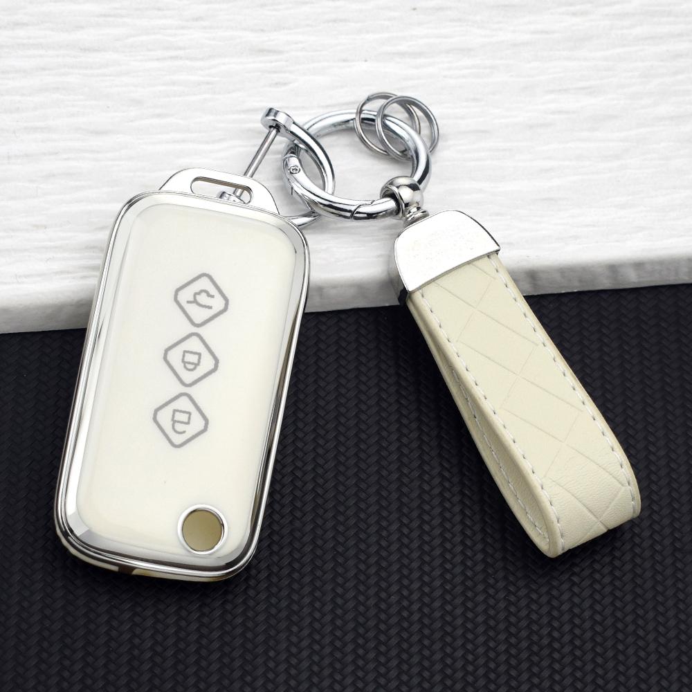 Tpu Flip Car Key Case Cover For Wuling Hongguang S Baojun 730 510 560 530 360 630 Rs-5 For Chevrolet Trax Aveo Captiva Groove