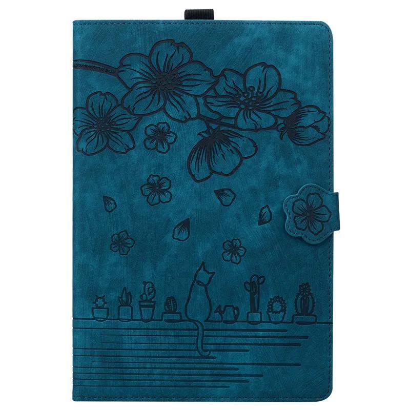 For IPad 10th 9th Generation Case Emboss Flower Wallet Tablet for IPad 10.2 9.7 Case for IPad 10 9 8 7 6 Th Gen Mini 6 7 Air 2 1