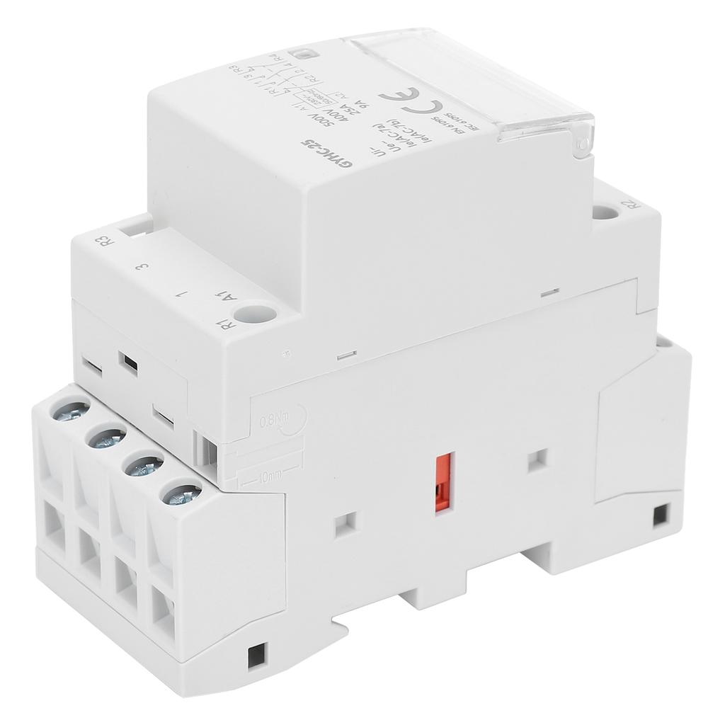 Modular Contactor 4P 25A 2NO 2NC 50Hz Portable Electronic Module for Industrial Electricians 1 Pack