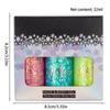 Body Glitter Gel Waterproof Glitter Gel Makeup Set Body Glitter Gel Sequin Glitter Eyeshadow Glitter Body Gel for and Parties Set, Kit, 3-Color Gel,