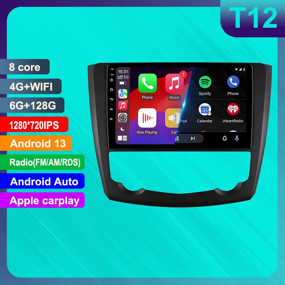 Renault Kadjar Android GPS Navigator & Reverse Camera with HD Smart Central Control and CarPlay.