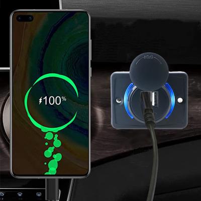 Çift USB Araç Şarj Soketi 3.1A Güç Çıkışı Çift Port Hızlı Araç Şarj Adaptörü LED Göstergeli 12V-24V Telefonlar Tabletler için Hızlı Şarj İstasyonu