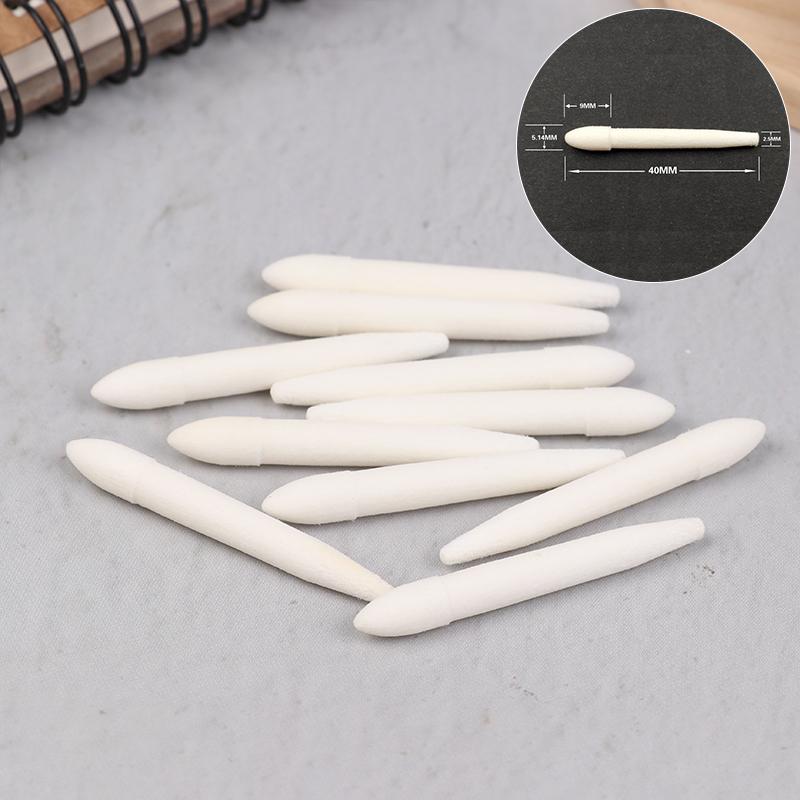 10 Stück Ersatzkerne für Acrylmarker-Spitzen Weiche Doppelspitzen Kinder Malen DIY Kunst Schreibwaren Schulbedarf