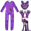 Nouveau Costume d'Halloween pour Enfants Jeu de Rôle Chat-Sieste Critters Souriants Costume Cosplay Chat Combinaisons Chat-Sieste avec Masque Costumes d'Horreur pour Enfants