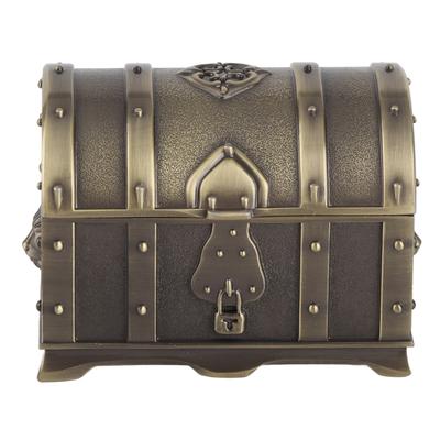 Storage Box Classical Rectangle Vintage Metal Jewelry Case for Women Girls Accessories Earring