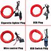 Car Atmosphere Lights LED Cold Light Line Auto Console Decorative Light Strip DIY Ambient Ligh EL Luminous Linet Interior Light