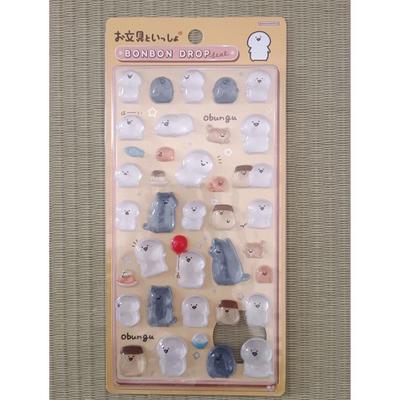 With Stationery Bonbon Drop Sticker
