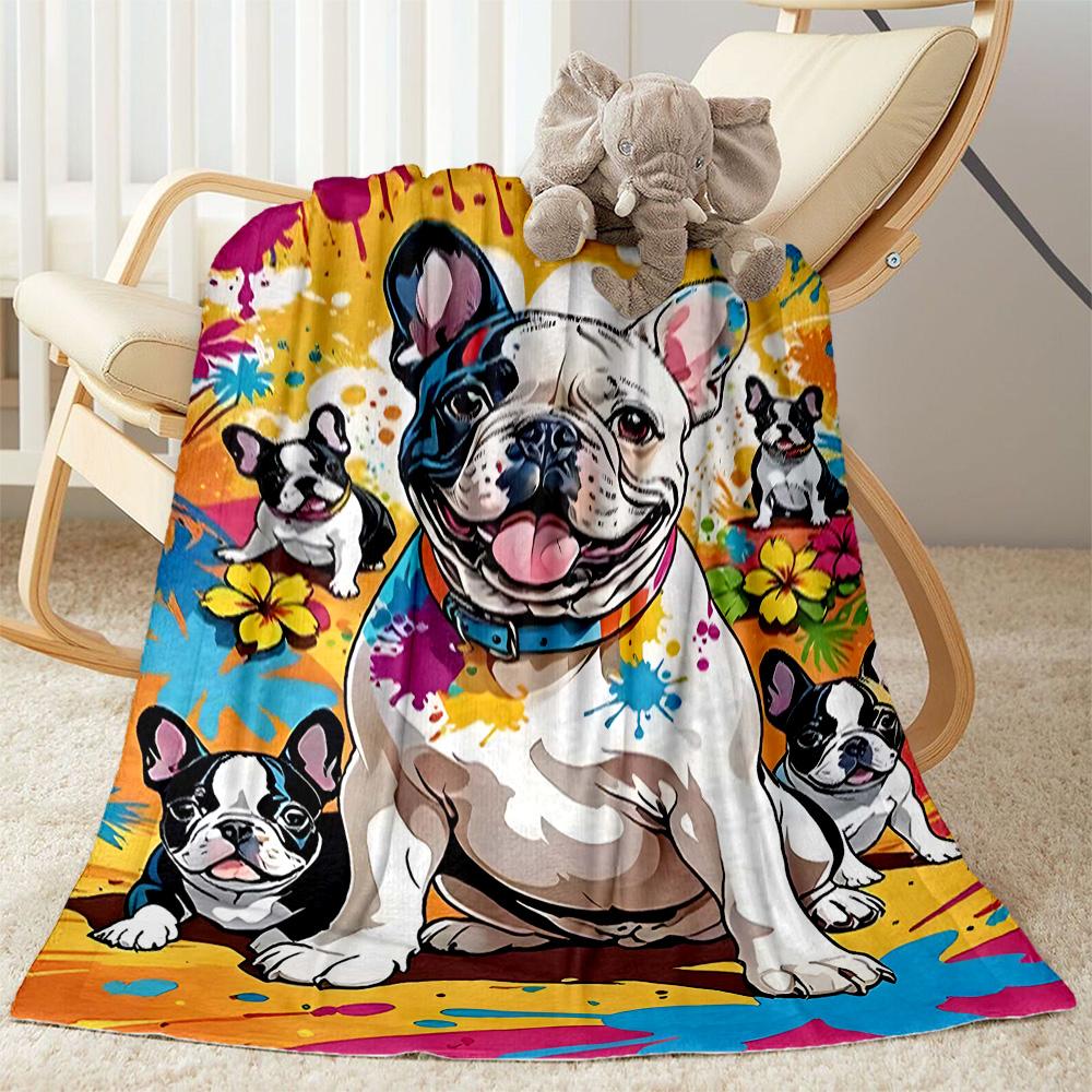 Rottweiler Moonlit Journey Flannel Blanket,Lightweight,Office Blanket,Sofa Blanket,Comfortable Blanket