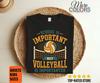 School Is Important Volleyball Is Importanter Shirt, Funny Volleyball Player T-Shirt Gift
