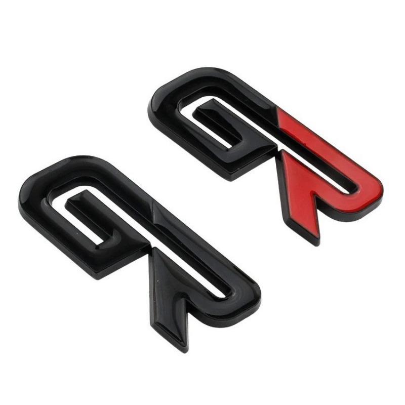 3D Metal Car Logo Emblem Badge for Toyota GR Sport C-HR RAV4 Prado Prius Avensis Front Grille Rear Trunk Sticker Accessories