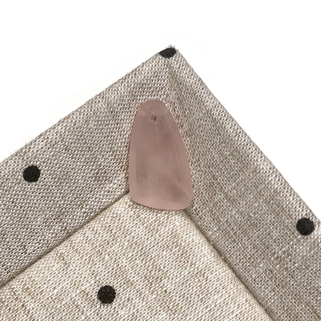 2 Pcs Reiki Healing Natural Stone Trapezoid Faceted Pendants 12x22mm, Drilled Gemstone Charms for DIY Necklace Jewelry Making Supplies