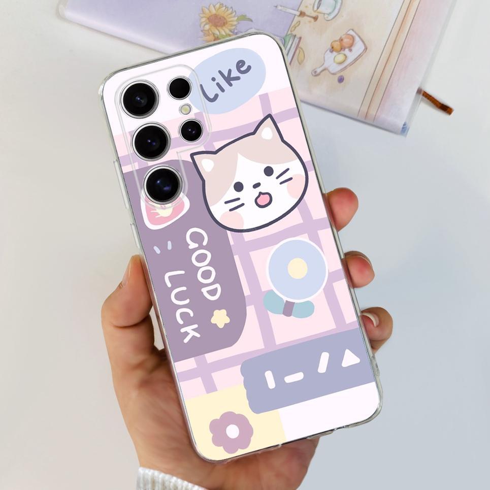 For Samsung Galaxy S24 Ultra Case S24 Plus Fashion Colorful Soft Cover Protective Phone Cases For Samsung S24Ultra S24 Plus Case