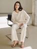 NOUVE Sailor Collar Wrinkle Blouse - Ivory