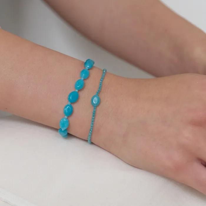 Mint Jade Lace Bracelet (L262MBC040)