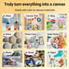 80/60/48/24/12 Colors Acrylic Marker Set for Wood Artists And DIY Enthusiasts Quick Dry Art Supplies for Illustration, Manga