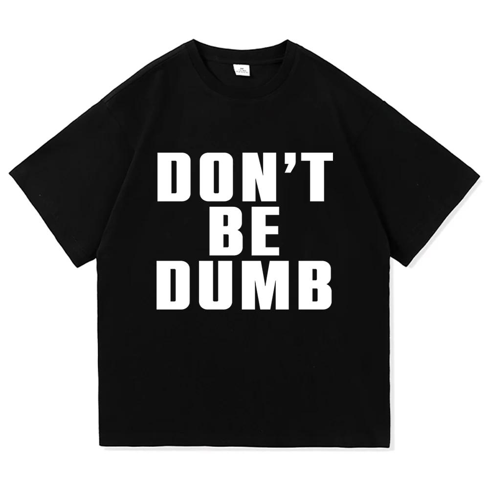 A Rocky 2026 New Album Dont Be Dumb Tee Shirt Fashion Unisex Women Clothing Harajuku High Quality Tops Cotton TShirts Vintage