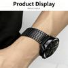 22mm Universal Magnetic Metal Watch Band Bamboo Link Stainless Steel Strap Replacement Wristband For Huawei GT6 GT5 Watch 6 Pro 5 Pro Samsung Garmin