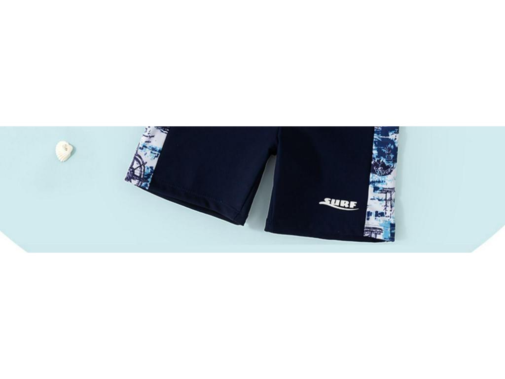 Boys' Two-Piece Conservative Swimwear 2025: Teen Professional Training Set