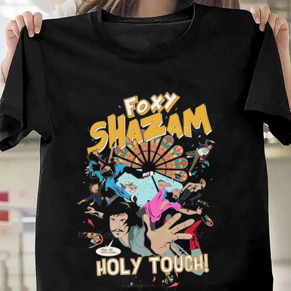 Vintage Foxy Shazam Band Holy Touch Shirt Unisex Concert S-5XL AC526 Unisex T-Shirt XXXL