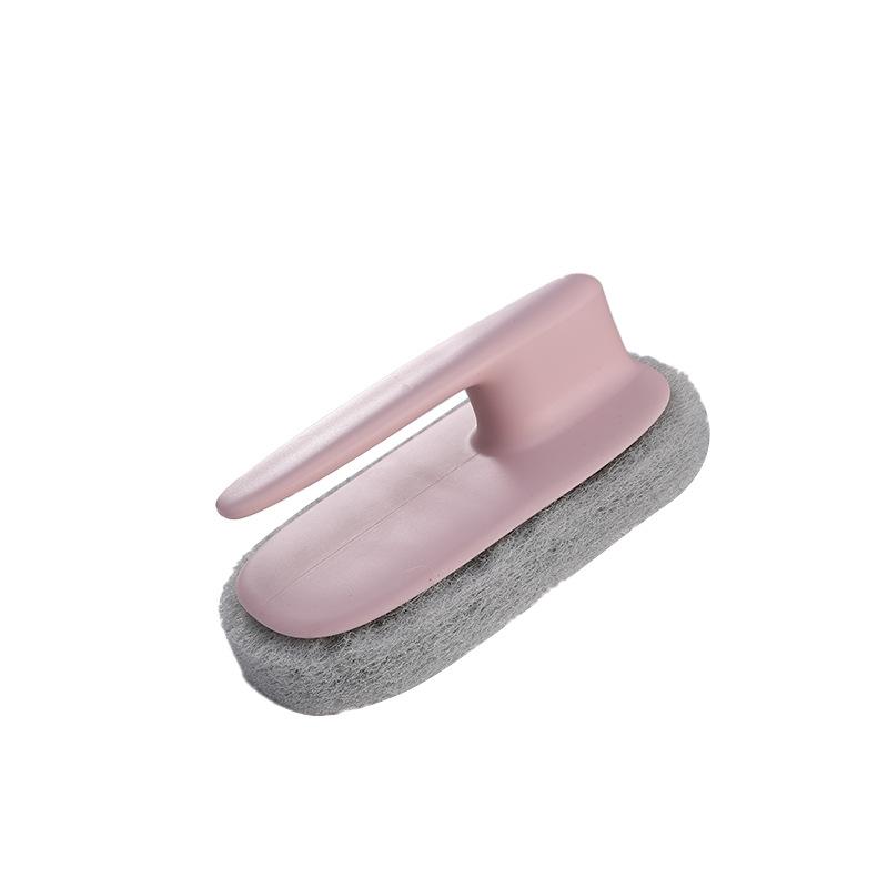 Kitchen Countertop Brush Cleaning Brush Handle Sponge Pot and Dish Brush Household Hand-held Wall Cleaning Brush