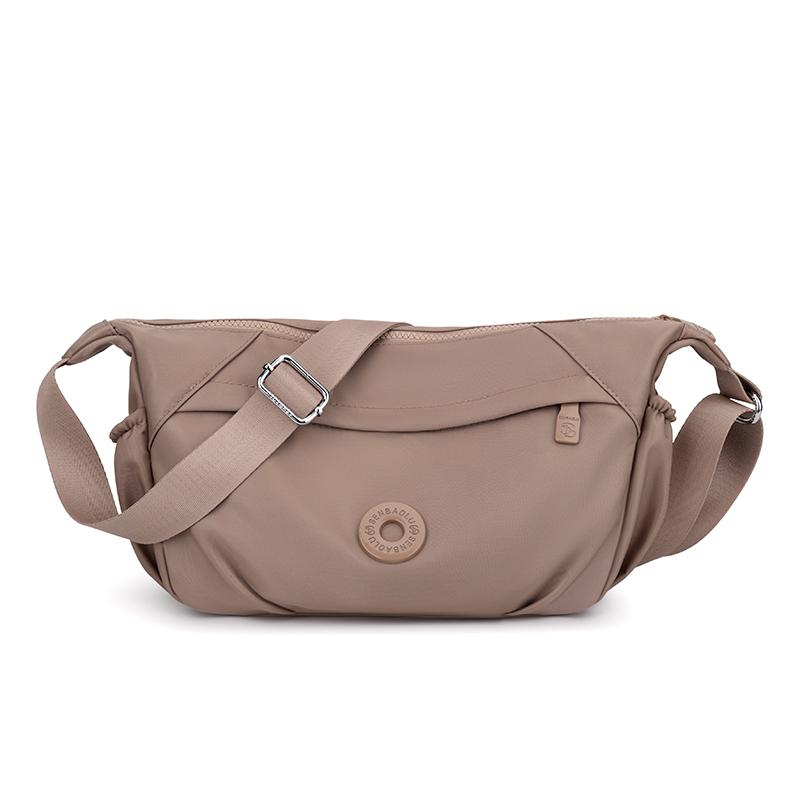 Water-Resistant Nylon Handbag Women's Lightweight Multi-Compartment Large Capacity Shoulder Bag