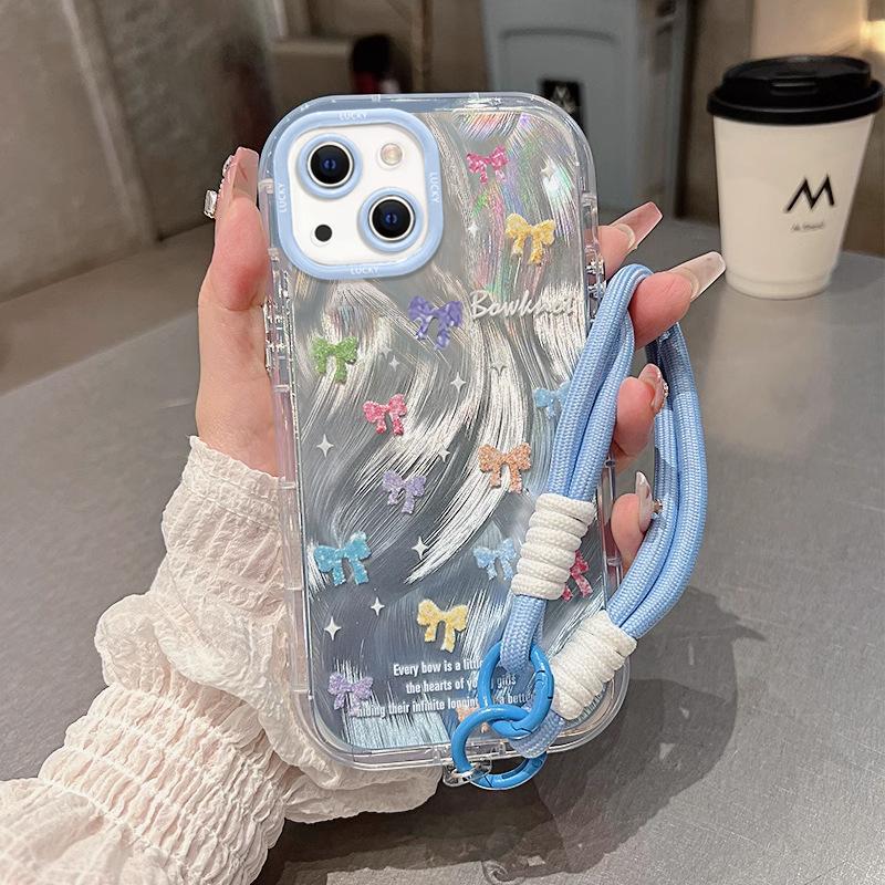 Colorful Stars for IPhone 16 Mobile Phone Case for IPhone15promax/ip13 Feather Yarn 14pro/11/12