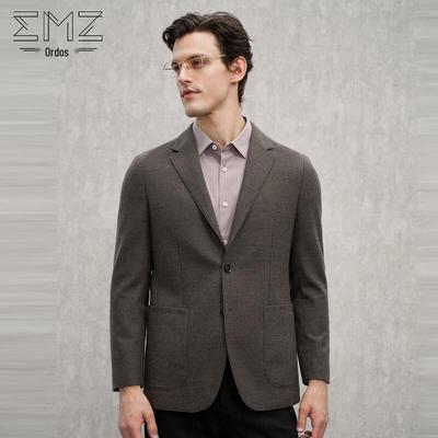Мужской пиджак EMZ Erdos, 100% шерсть, в стиле business casual