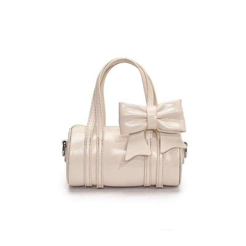 Korean-Style Princess Bow Mini Crossbody Handbag for Women and Girls