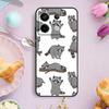 Cute Raccoon Cartoon Case For Xiaomi Redmi Note 12 11 9 10 13 Pro Plus 9S 10S 11S 12S Redmi 12 10 C 9C 13C Cover