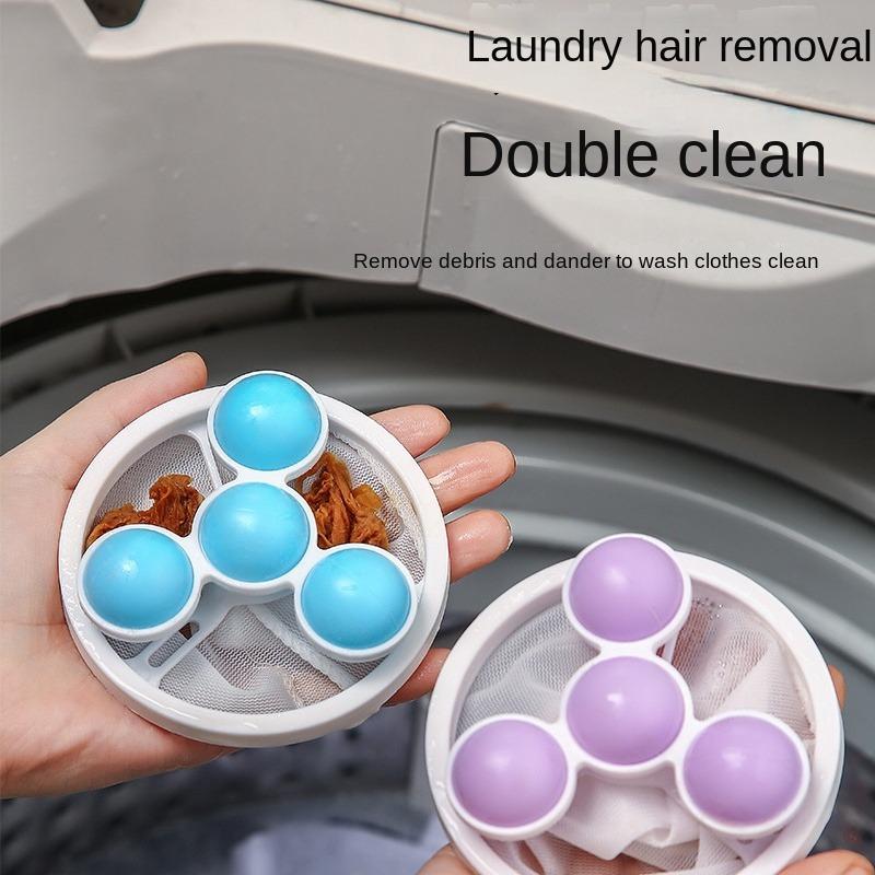 1PC Washing Machine Floating Object Filter Bag Wool Filter Wool Remover Cleaning Detergent Washing Ball
