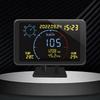 DC5-24V GPS HUD Windshield Warning 4.7 Inch Screen GPS Tracker Car Speedometer Security Alarm Multi-functional Auto Accessories
