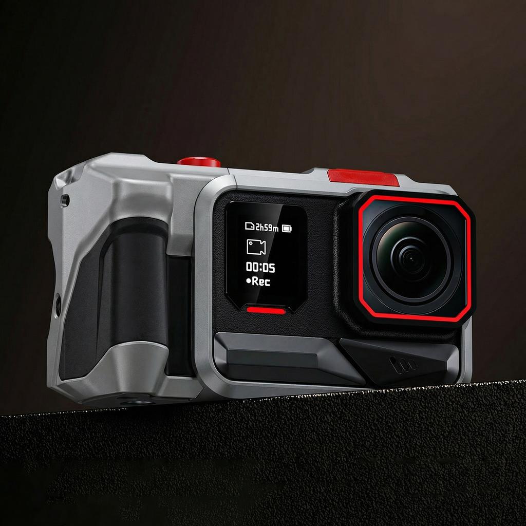 Handle Grip Kit for -AcePro2 Protective Frame Housing Case with 1/4 Threaded Hole for Video Light Microphone