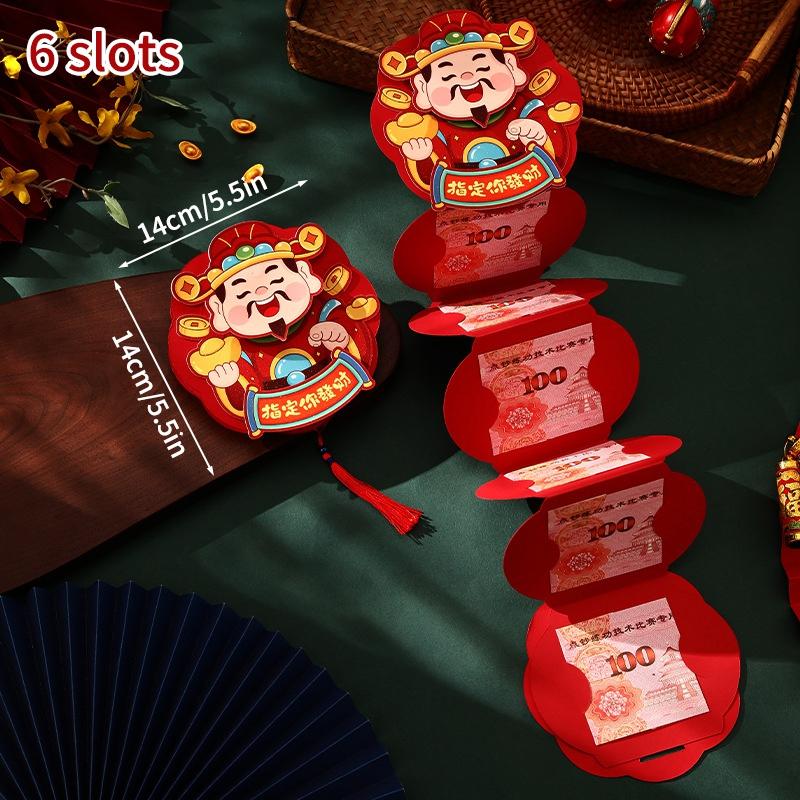 Horse Year Foldable Hongbag New Year Red Envelope Chinese Traditional Red Money Pouch Lucky Money Pouch New Year Gifts