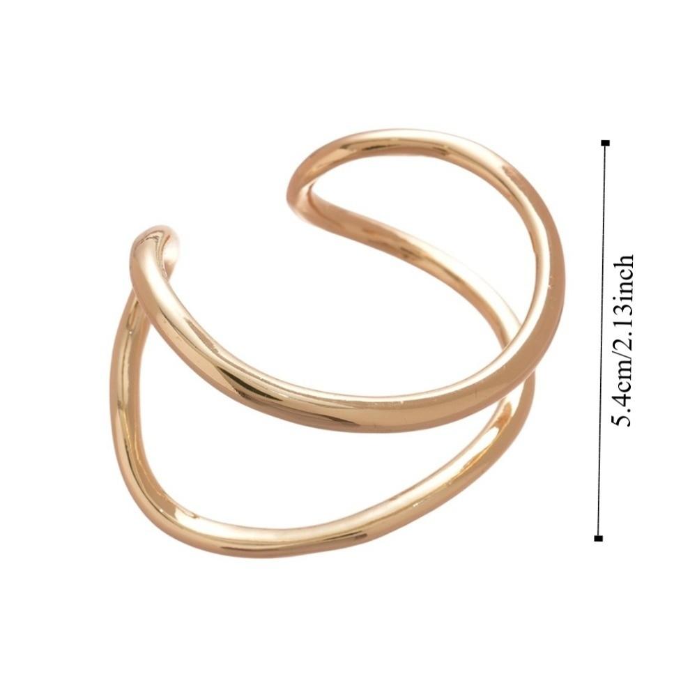 Europe American Style Metal Cuff Bangles Zinc Zinc Alloy Exaggerated Bracelet  Decoration