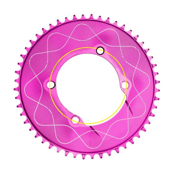 Motor Sprocket Heavy Duty Aluminum Alloy Chainring 40T To 58T Waterproof Rustproof Tooth Disc Replacement for Road Bike