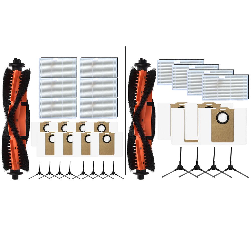 Replacement Kit For Cecotec FOR CONGA M20 Robotic Vacuum Cleaner: Main Brush, Side Brush, Filter, Dust Bag