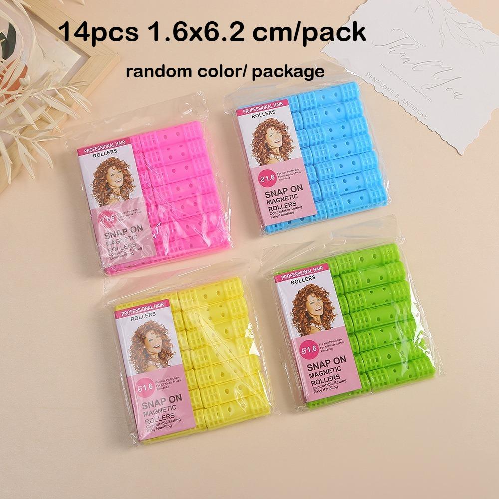 6 Size Women Hair Rollers Self Grip No Heat Hair Curlers Heatless Hair Volume Curlers Self-adhesive Hook & Loop DIY Styling Tool
