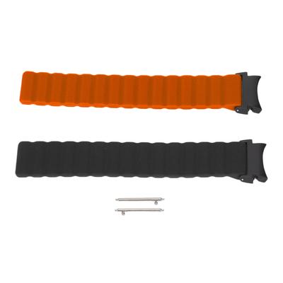 2PCS Dual Way Magnetic Watch Straps Adjustable Silicone Watchband Replacement for Samsung