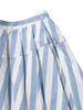OLZEN Women'S Striped Skirt_Zlg2Rs2301Sbl