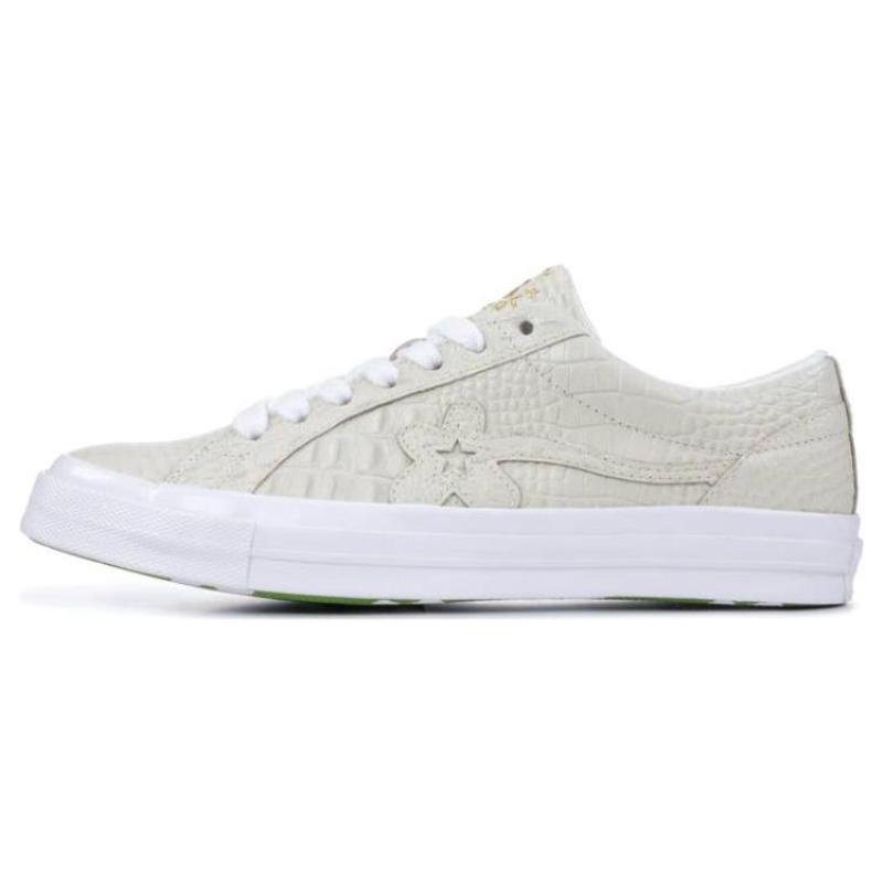 

Converse One Star Ox Golf Le Fleur Искусственные Нескользящие Легкие Низкие Кеды Унисекс Серые 36.5