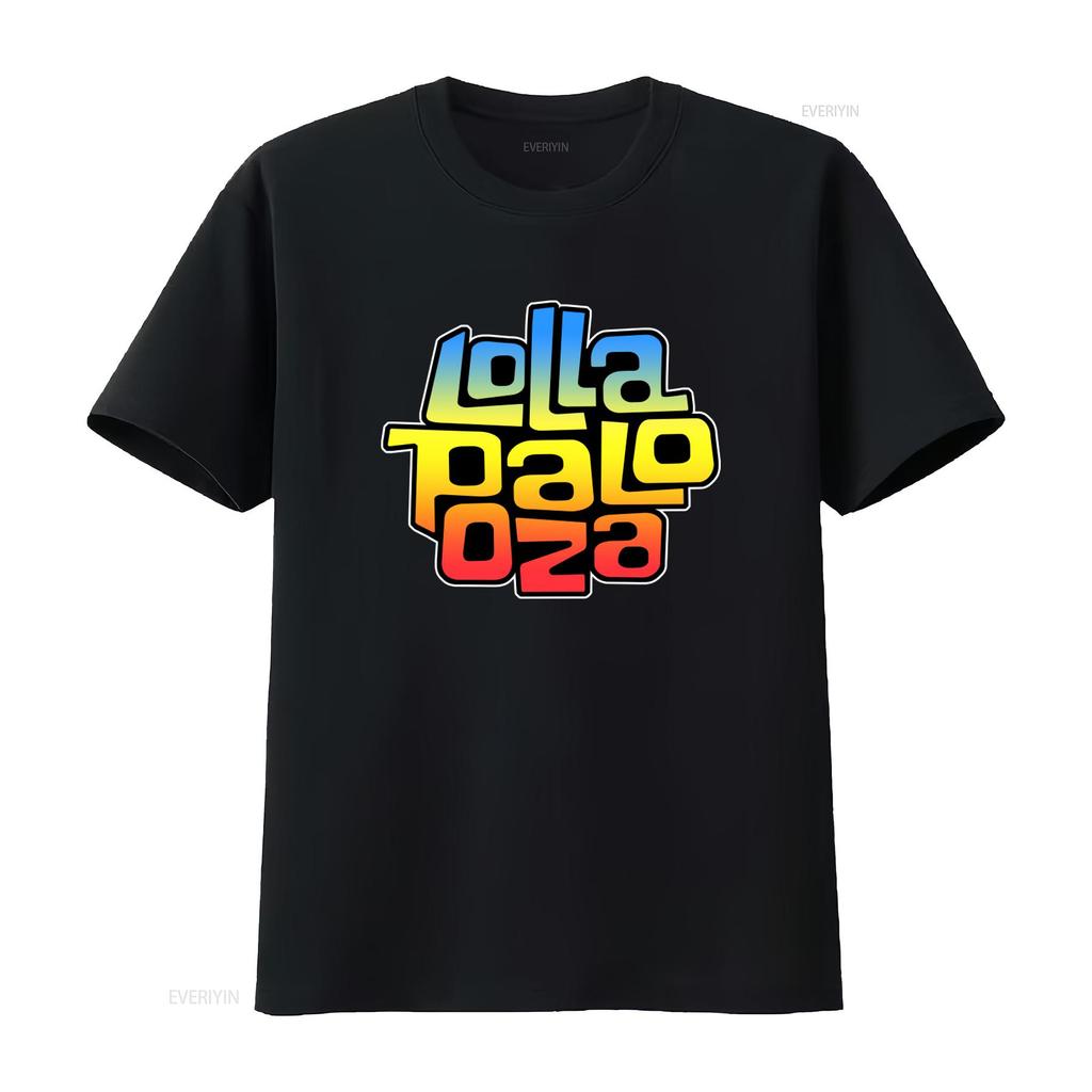 Lollapalooza 2021 Music Festival Concert Print T Shirt Medium Pre Owned vintage Washed graphic fashion Top For Everyday Wear