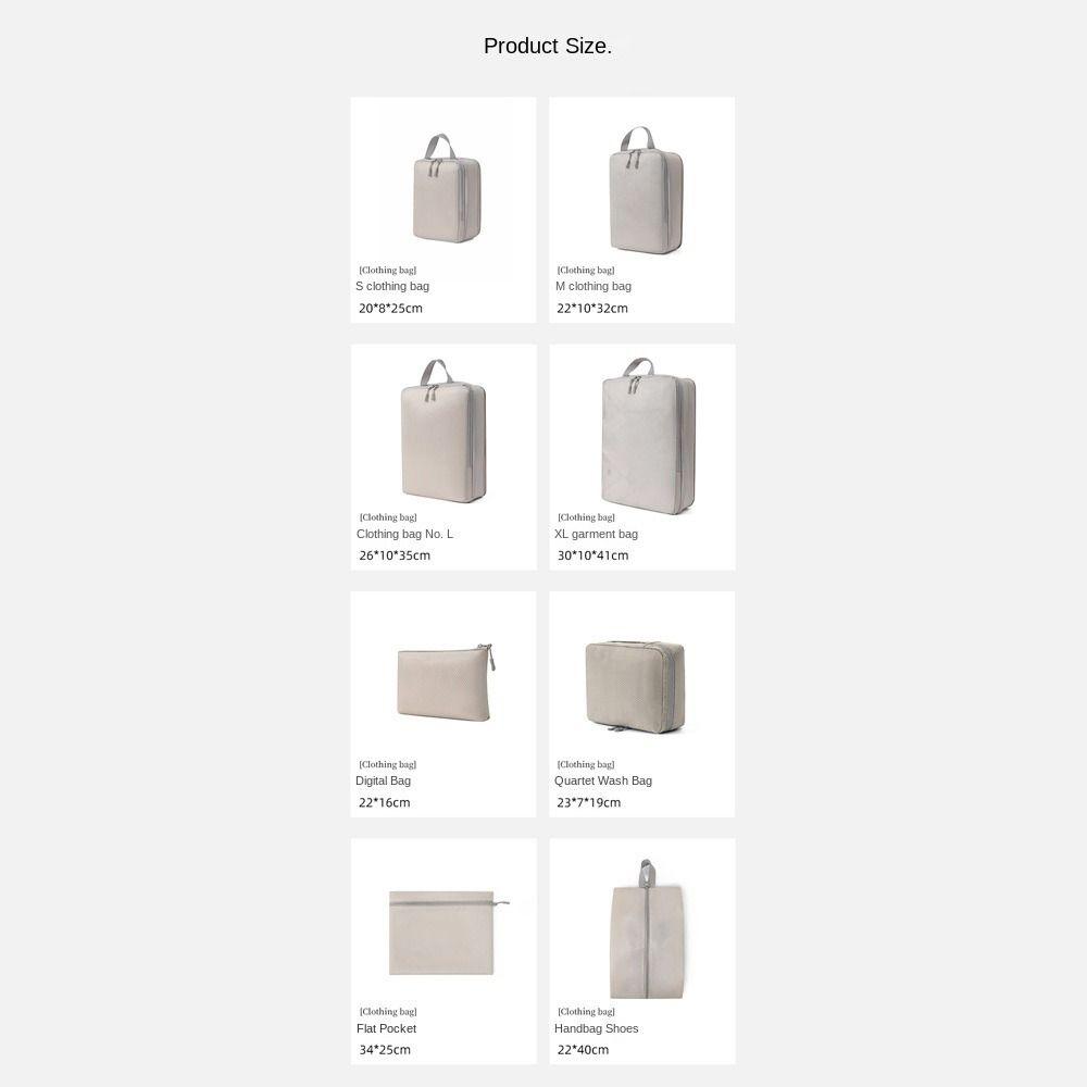 Three Piece Set Travel Storage Bag Set Large Capacity Toiletry Cosmetic Bag Makeup Bag  Travel