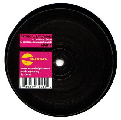 12inch Record ARTIFICIAL LATVAMAKI - M?nty TRAPEZLTD34 Trapez Ltd 2005 Germany Dance & Electronica Used