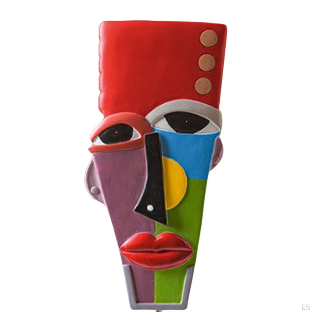 Abstract Face Statue Tabletop Collectible Decorative Arts Furnishing Crafts Ornament Sculpture for