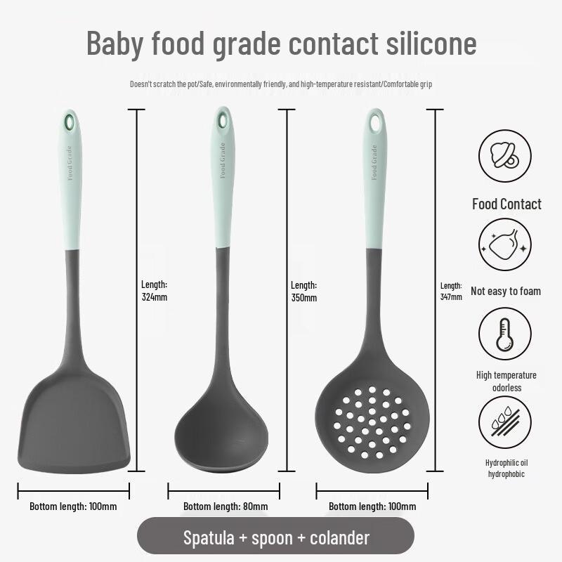 Silicone Non-Stick Kitchen Utensil Set